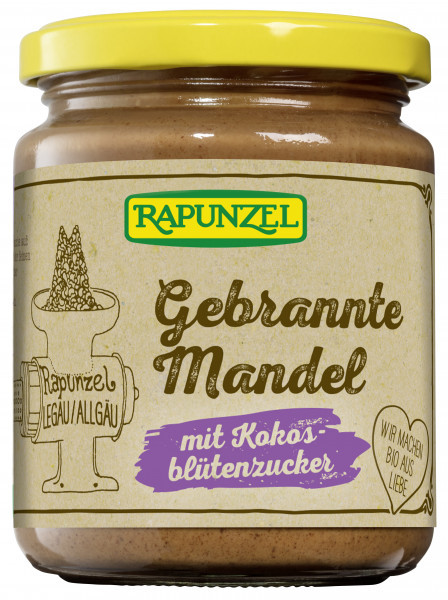 Rapunzel Gebrannte Mandel Aufstrich mit Kokosblütenzucker 250 g