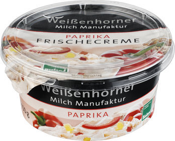 Weißenhorner FrischeCreme Paprika 150 g (kein Versand) MHD 18.02.2024