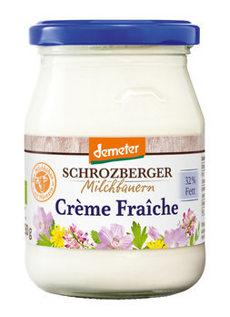 Schrozberg Crème fraîche, Demeter, im Glas, 250 g (kein Versand)