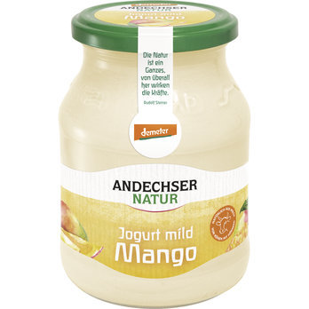 Andechser Natur, Joghurt Mango, 500 g (kein Versand)