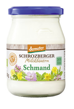 Schrozberg Schmand, Demeter, im Glas, 250 g