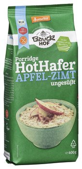 Bauck Hof Hot Hafer Apfel-Zimt glutenfrei Demeter, 400g