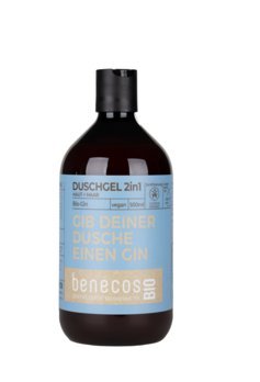 benecosBIO Duschgel 2in1 BIO-Gin Haut & Haar 500 ml