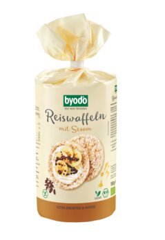 BYODO Reiswaffeln mit Sesam 100 g