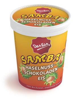Samba Bio Haselnuss-Schoko Eis 500 ml (kein Versand)