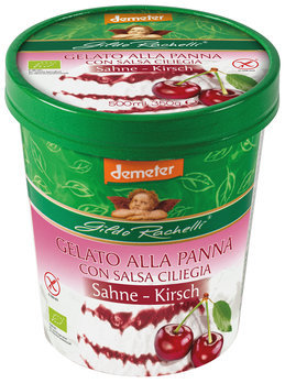 Rachelli Sahne-Kirsch Eis, demeter 500 ml (kein Versand)
