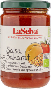 LaSelva Tomatensauce Baharat mit orientalischen Gewürzen 280g