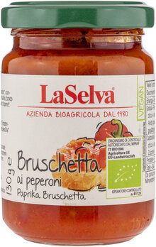 LaSelva Paprika Bruschetta - Zubereitung aus Paprika 130g
