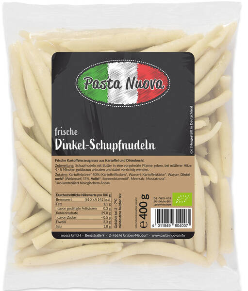 Pasta Nuova Dinkel Schupfnudeln 400 g